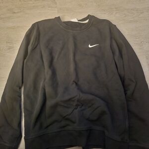 Nike Men's Black Crewneck Sweater